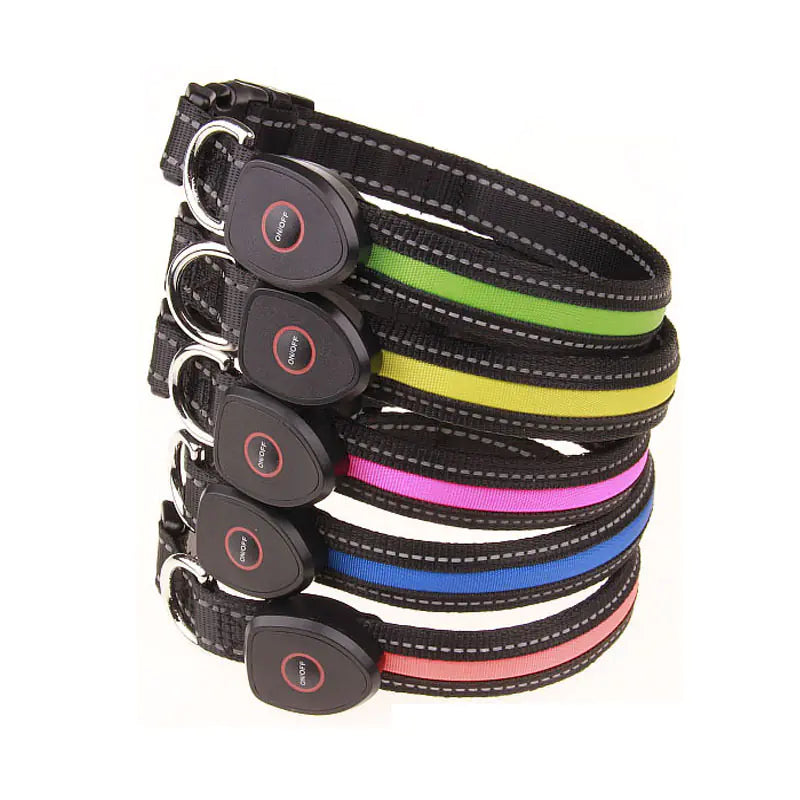 LED light up dog collar